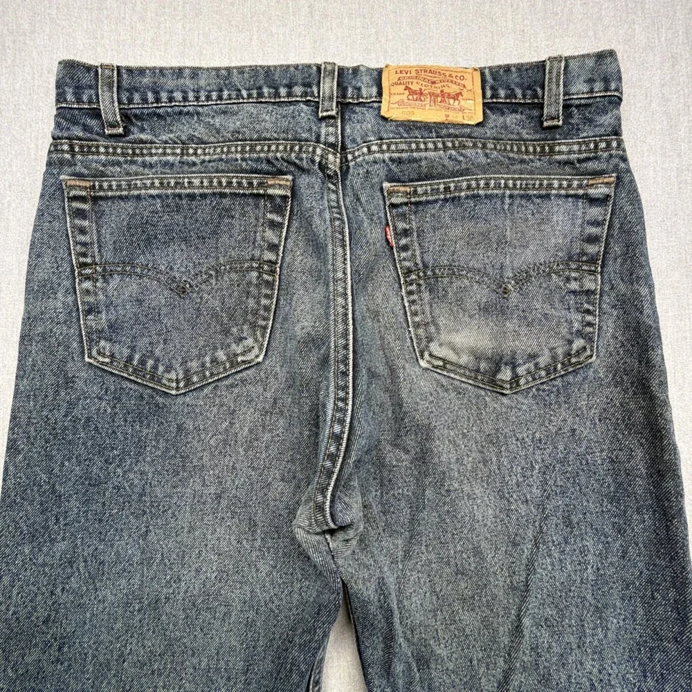 Vintage 80s Levi's 505 Jeans Mens 36x30 (Fits 34x29) USA Made 505 Blue 1985